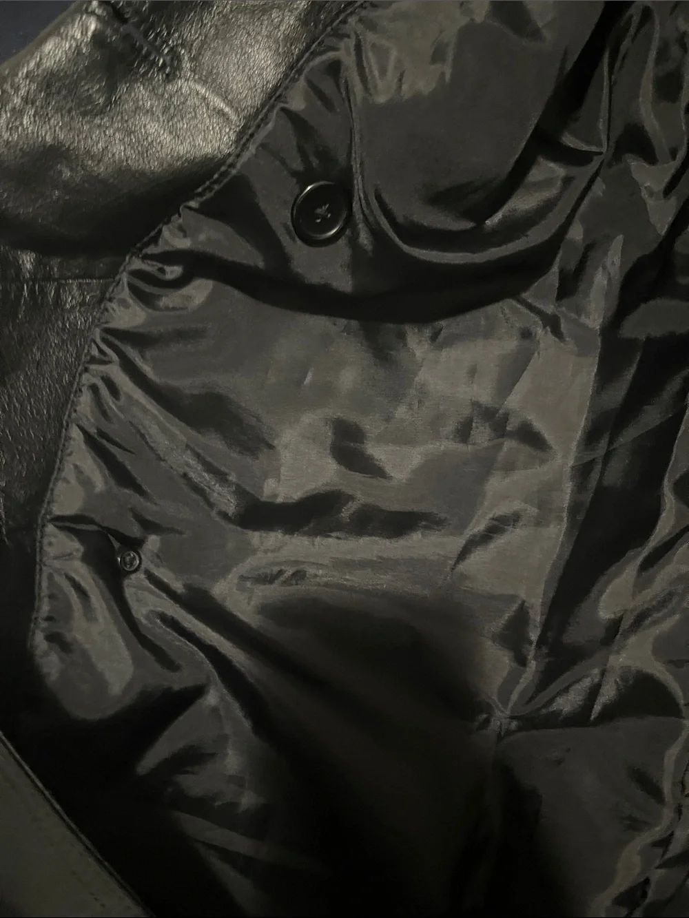 Men’s/ Women’s  Black Leather Jacket
